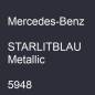 Preview: Mercedes-Benz, STARLITBLAU Metallic, 5948.